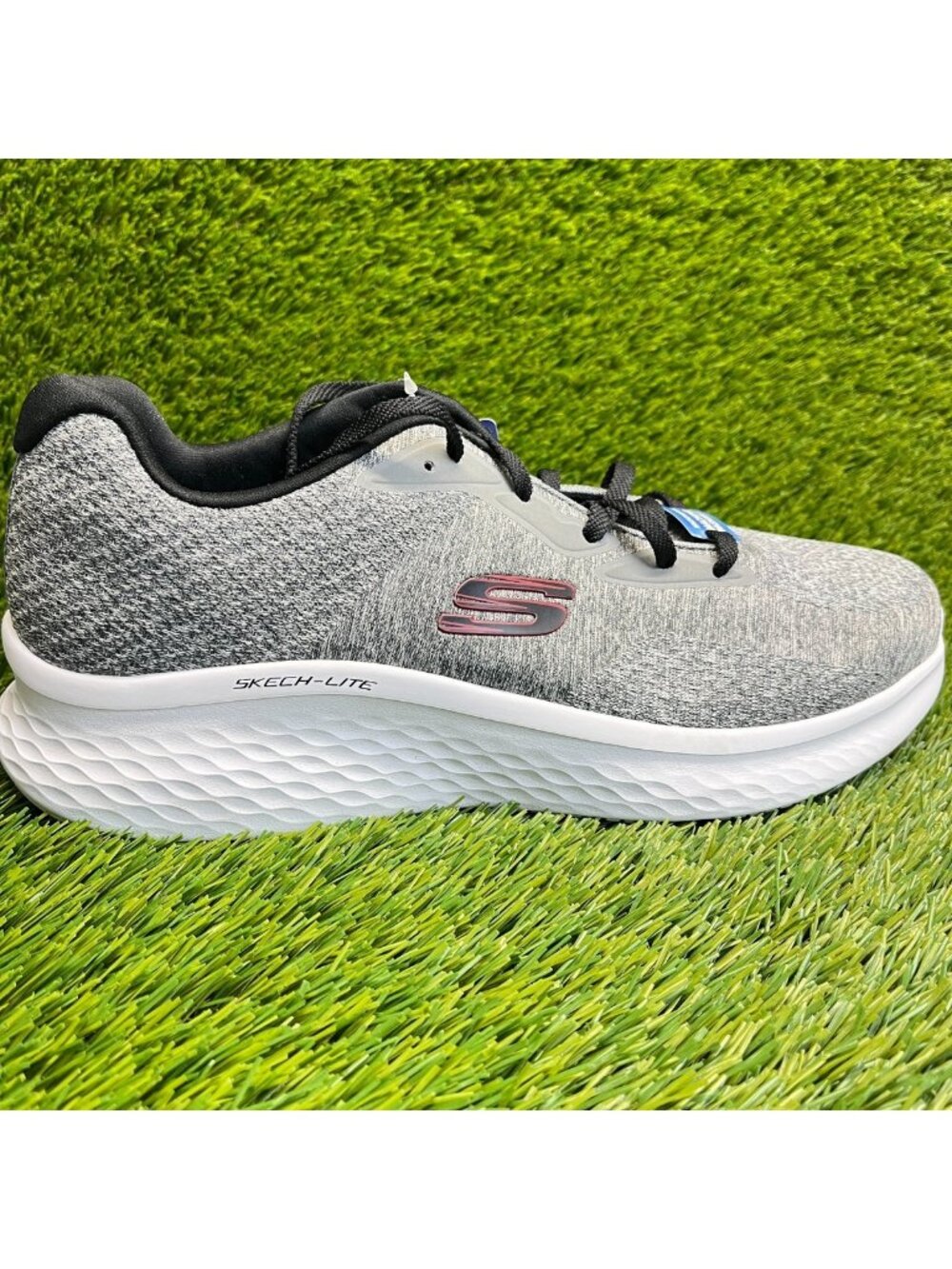 Skechers Skech-Lite Pro Faregrove Mens Size 11.5 Gray Running Shoes Sneakers